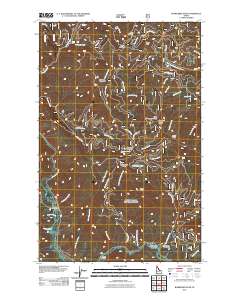 Bumblebee Peak 2011 topographic map thumbnail