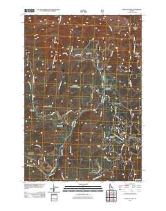 Napoleon Hill 2011 topographic map thumbnail