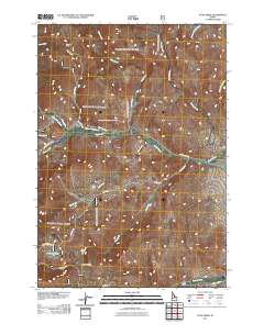 Pats Creek 2011 topographic map thumbnail