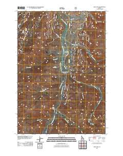 Rice Peak 2011 topographic map thumbnail