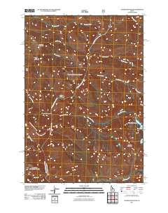 Aggipah Mountain 2011 topographic map thumbnail
