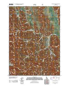 Johnson Creek 2011 topographic map thumbnail