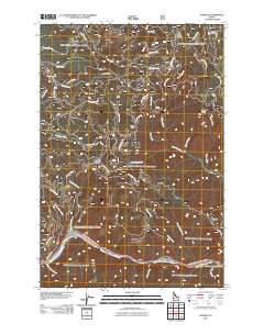 Syringa 2011 topographic map thumbnail