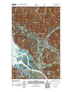 Clark Fork 2011 topographic map thumbnail