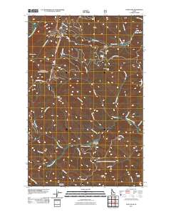 Faset Peak 2011 topographic map thumbnail