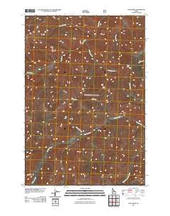 Gant Ridge 2011 topographic map thumbnail