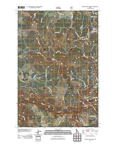 Brown Creek Ridge 2011 topographic map thumbnail