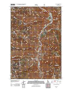 Lucile 2011 topographic map thumbnail
