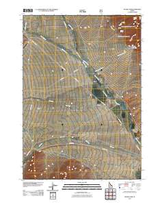 Mulkey Bar 2011 topographic map thumbnail