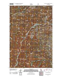Moose Mountain 2011 topographic map thumbnail