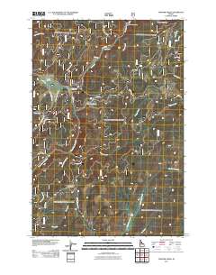 Trapper Creek 2011 topographic map thumbnail