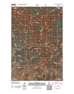 Savage Ridge 2011 topographic map thumbnail
