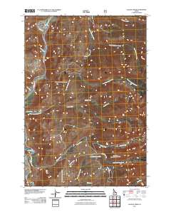 Allison Creek 2011 topographic map thumbnail