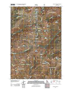 Buffalo Hump 2011 topographic map thumbnail