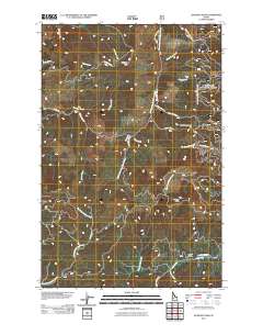 Anthony Peak 2011 topographic map thumbnail