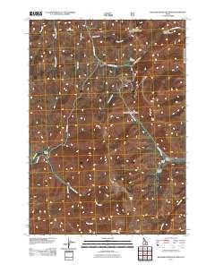 Blizzard Mountain North 2011 topographic map thumbnail