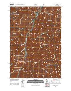 Bowery Creek 2011 topographic map thumbnail