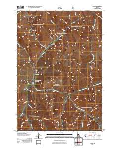 Casto 2011 topographic map thumbnail