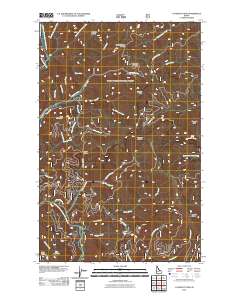 Cataract Peak 2011 topographic map thumbnail