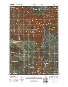 Bishop Mountain 2011 topographic map thumbnail