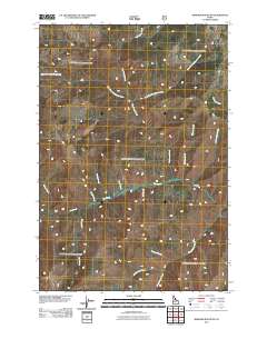 Bismark Mountain 2011 topographic map thumbnail