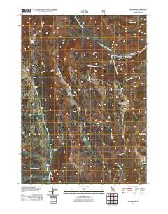 Egan Basin 2011 topographic map thumbnail