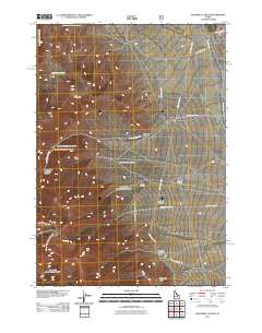 Eightmile Canyon 2011 topographic map thumbnail