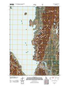 Cascade 2011 topographic map thumbnail