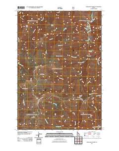 Burgdorf Summit 2011 topographic map thumbnail