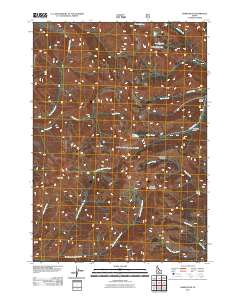 Baker Peak 2011 topographic map thumbnail