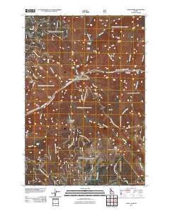 Carey Dome 2011 topographic map thumbnail