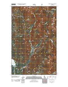 Caribou Creek 2011 topographic map thumbnail