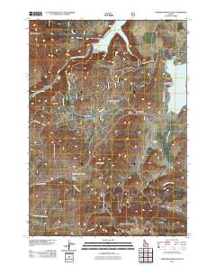 Anderson Ranch Dam 2011 topographic map thumbnail