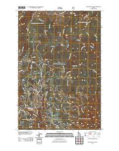 Boundary Peak 2011 topographic map thumbnail