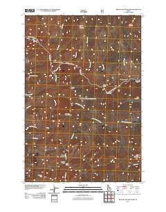 Beaver Jack Mountain 2011 topographic map thumbnail