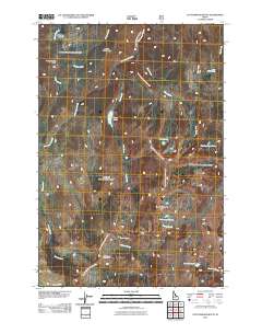 Cottonwood Butte 2011 topographic map thumbnail