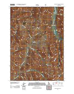 Edaho Mountain 2011 topographic map thumbnail