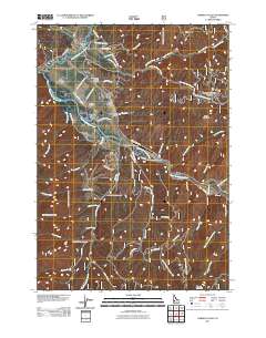 Garden Valley 2011 topographic map thumbnail