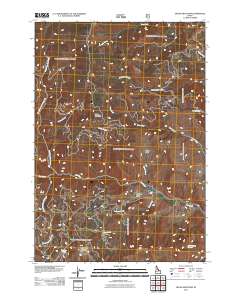 Degan Mountain 2011 topographic map thumbnail