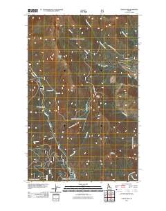 Dodge Peak 2011 topographic map thumbnail