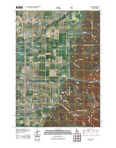 Driggs 2011 topographic map thumbnail