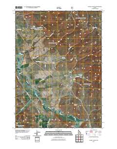 Fossil Canyon 2011 topographic map thumbnail