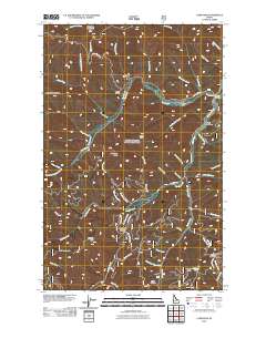 Lamb Peak 2011 topographic map thumbnail