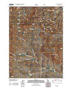 Ibex Peak 2011 topographic map thumbnail