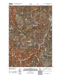 Jureano Mountain 2011 topographic map thumbnail