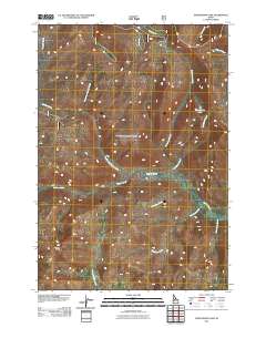 Honeymoon Lake 2011 topographic map thumbnail