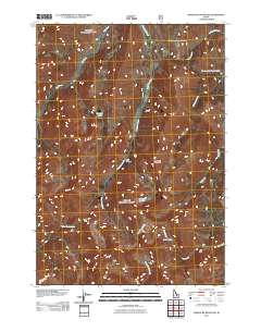 Massacre Mountain 2011 topographic map thumbnail
