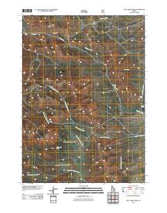 Jeff Cabin Creek 2011 topographic map thumbnail