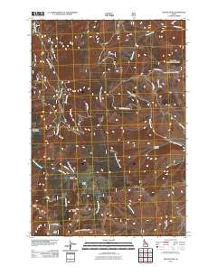 Poison Peak 2011 topographic map thumbnail