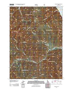 Poker Peak 2011 topographic map thumbnail